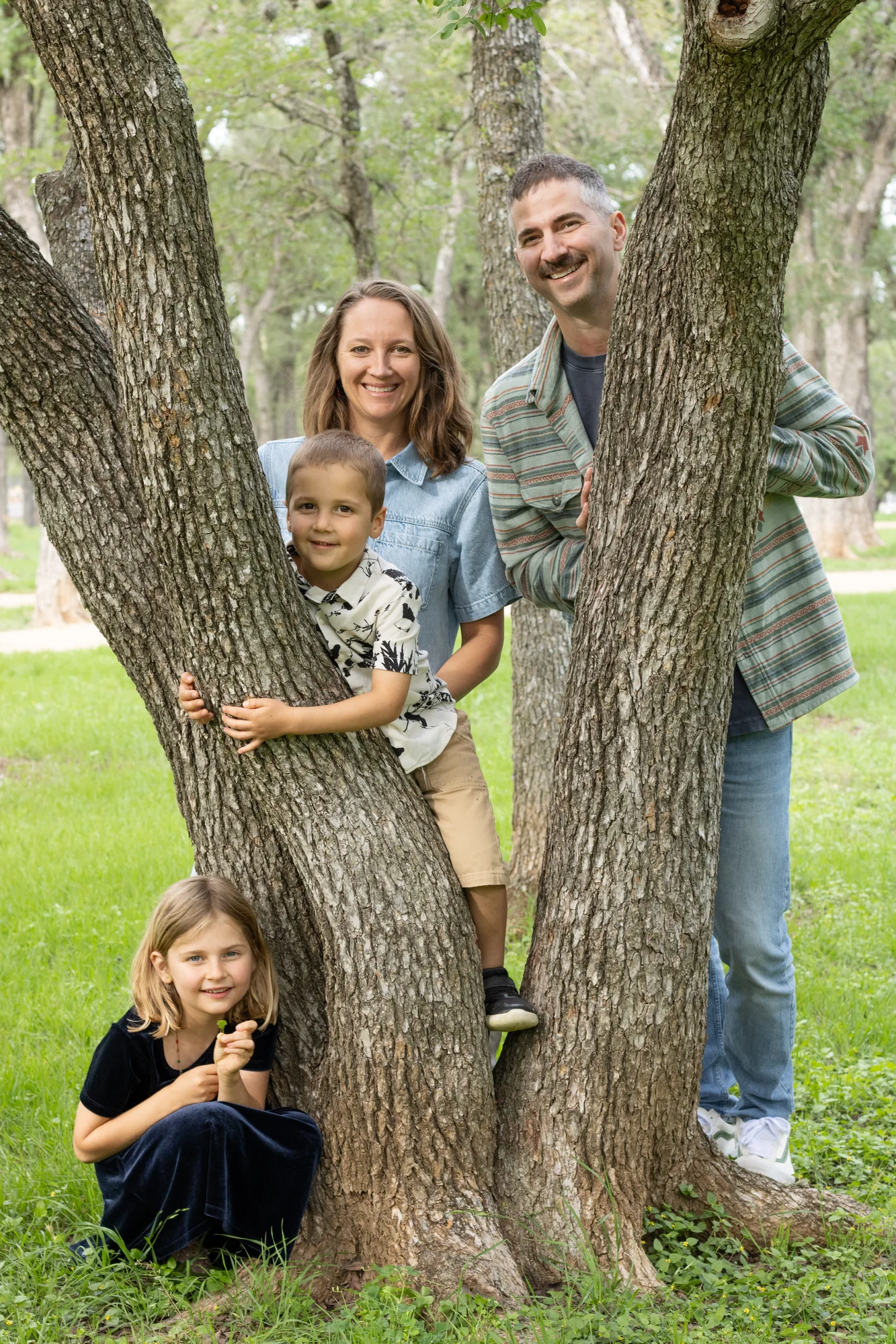 A portrait from the Harris family session