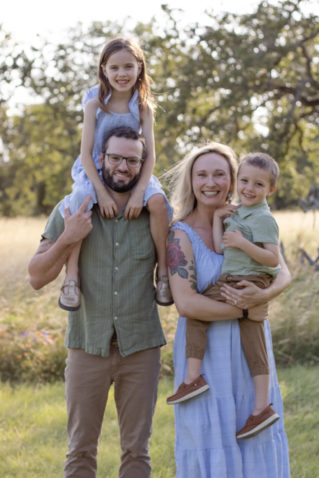 A warm portrait from the Elsass family session