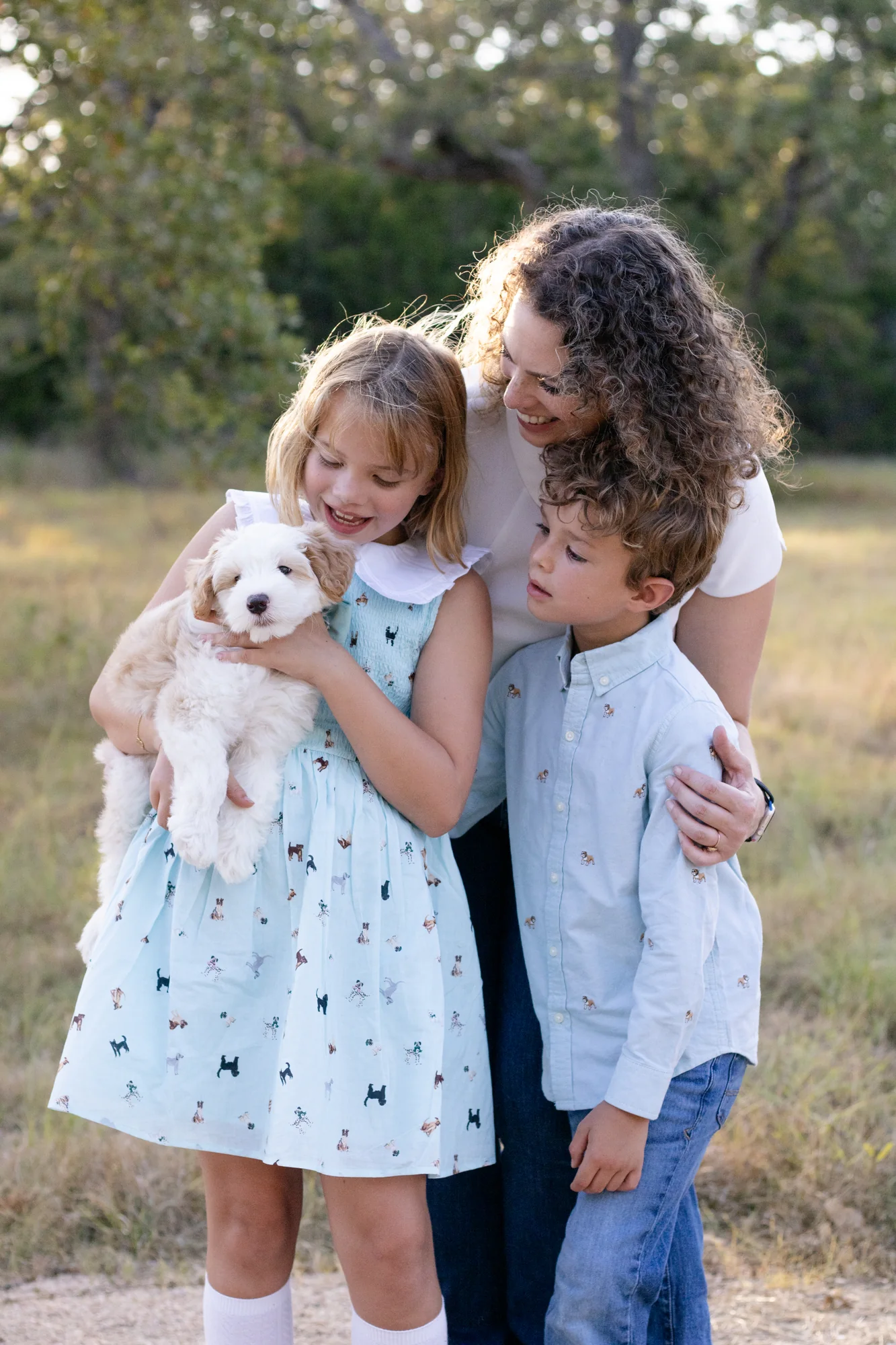 A joyful portrait from the Rosa new puppy session