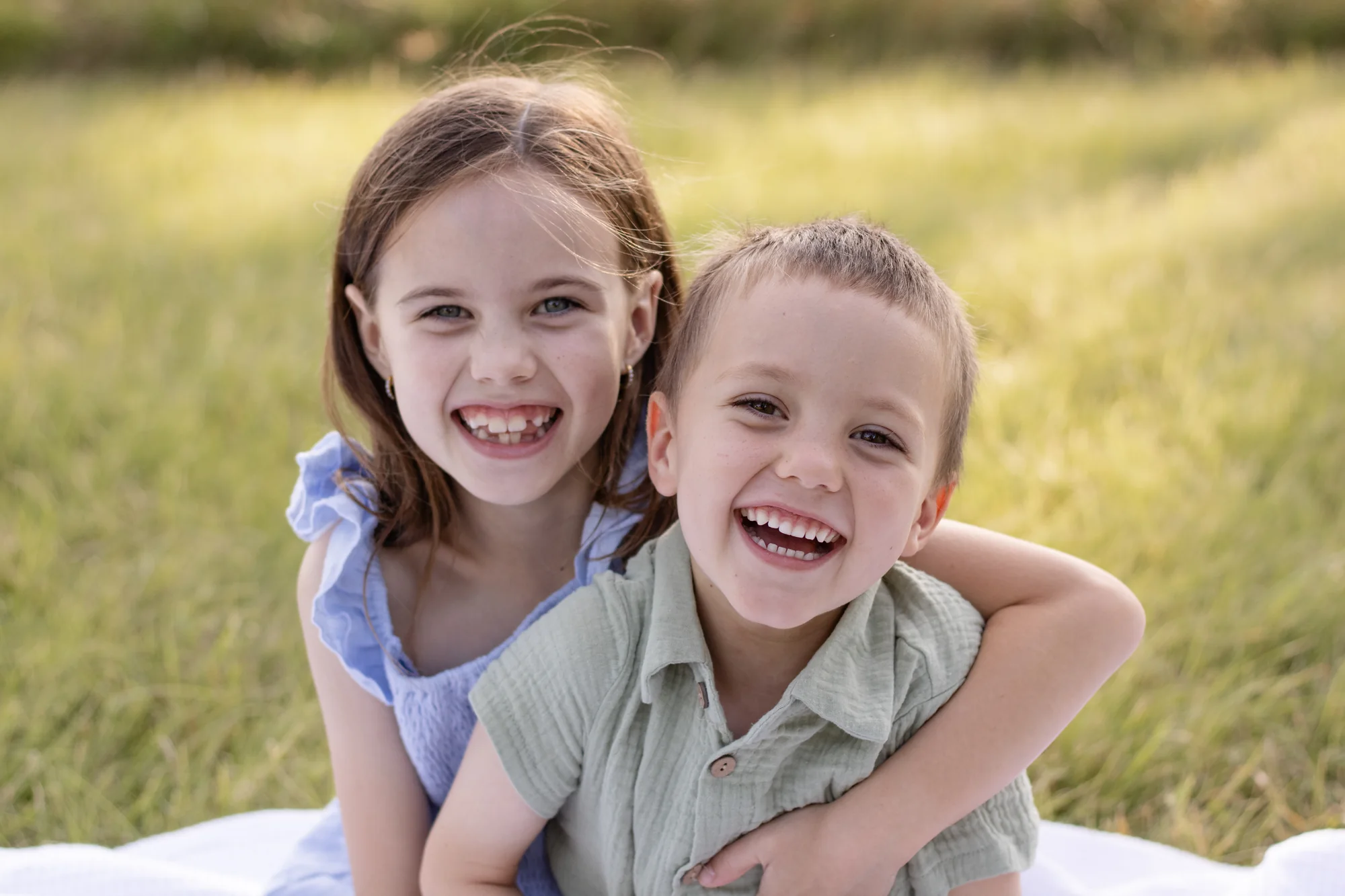 A joyful moment from the Elsass family session