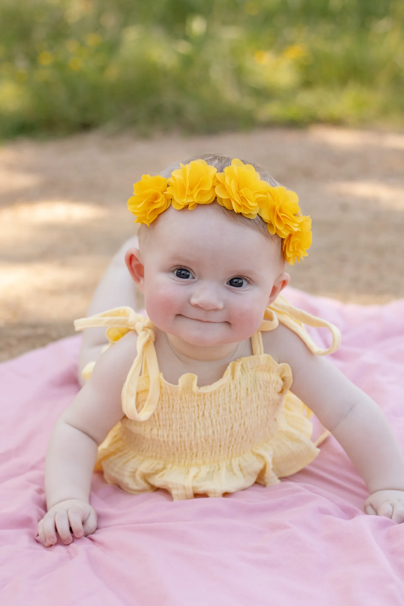 A joyful six-month portrait of Frankie