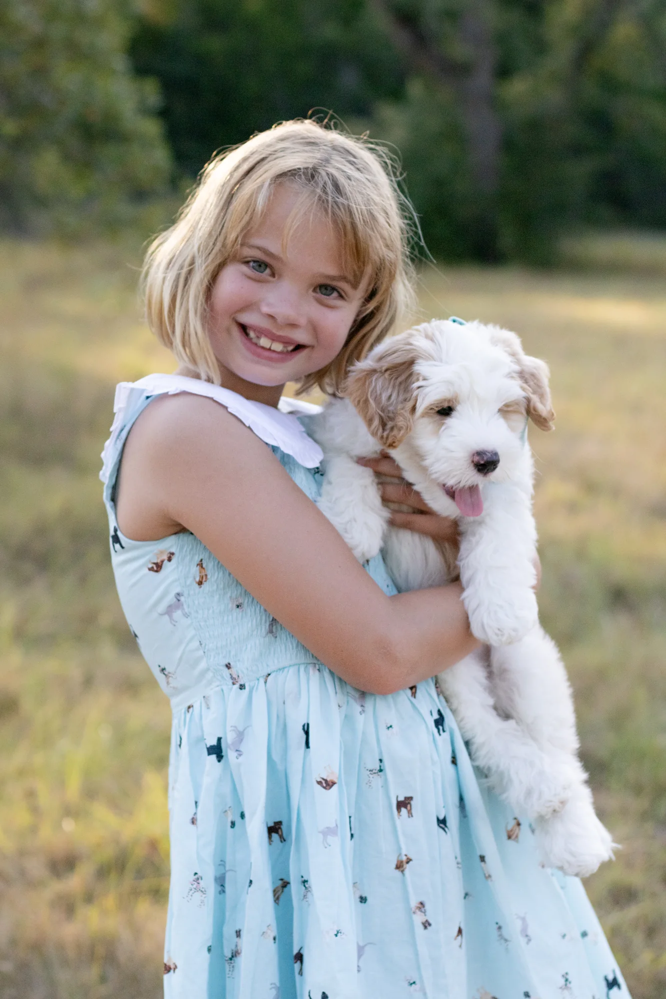 A playful moment from the Rosa new puppy session
