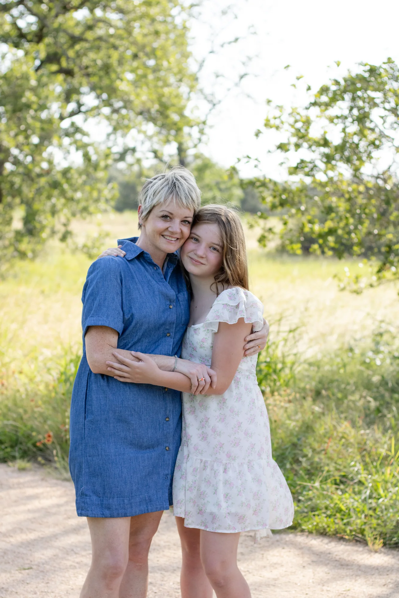 A motherhood portrait from the Lauer family session